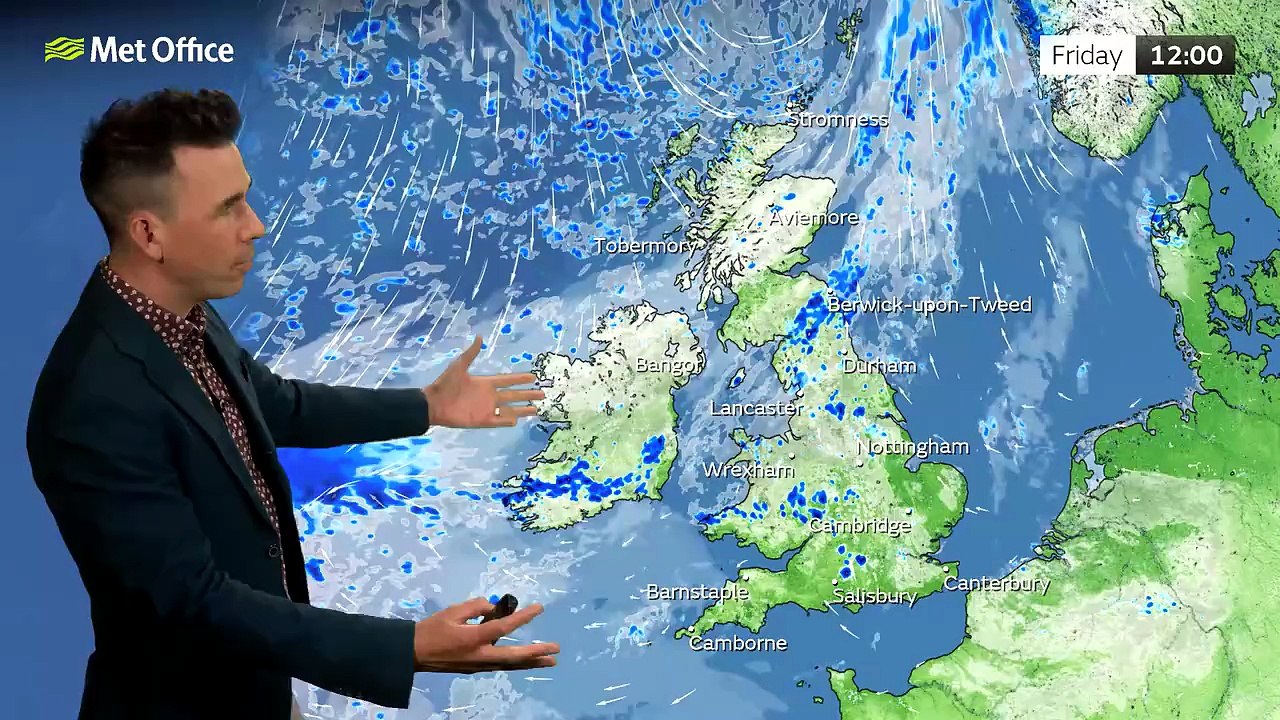 Met Office Friday Morning Weather Forecast 08/05/2026