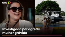 Empresária suspeita de agredir empregada doméstica chega algemada a São Luís