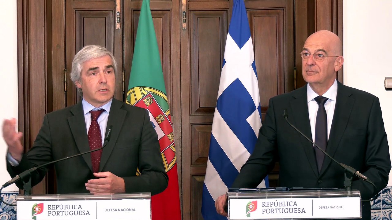 ΥΕΘΑ Ν.Δένδιας κοινές δηλώσεις με ΥΠΑΜ Πορτογαλίας