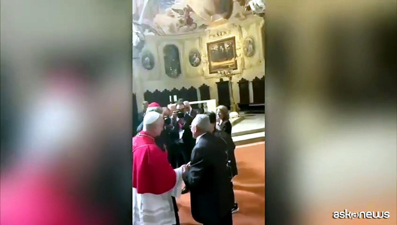 Il Papa al Duomo incontra la madre del piccolo Domenico Caliendo