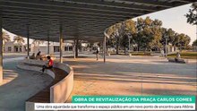 Altônia inicia revitalização da Praça Carlos Gomes com investimento de R$ 1,46 milhão; vídeo
