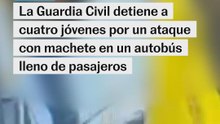 Cuatro jóvenes atacan un autobús con un machete en Colmenar Viejo