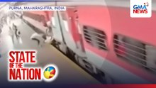 Matandang nakaladkad ng tren, nailigtas sa tulong ng babaeng constable | SONA