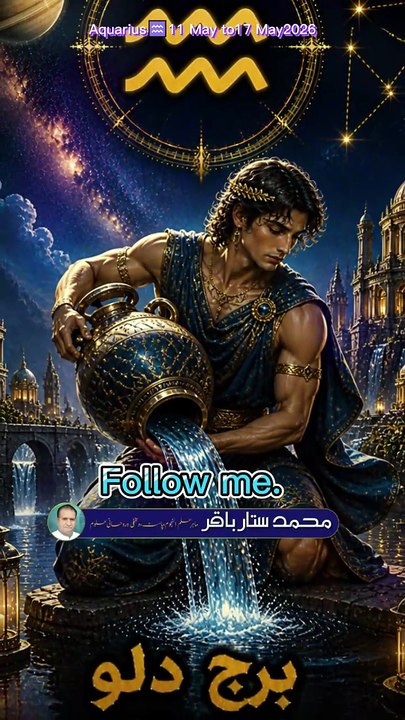 Aquarius♒11,May,to,17,May2026|weeklyhoroscope |astrology |zodiacsigns|success |career |love#fyp | viralvideo | sattarBakaarOfficial #Since2015