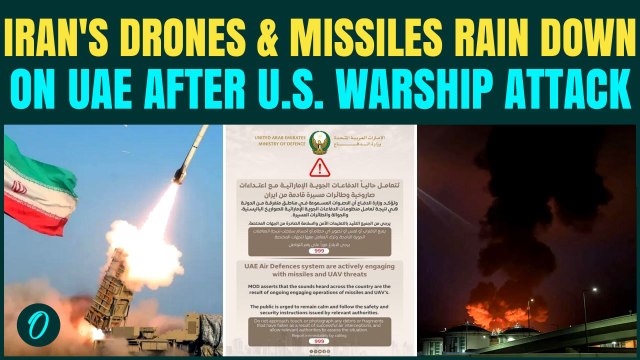 Iran BOMBS UAE Breaking: IRGC Drones, Missiles PUNCTURE UAE’S Defences After 3 U.S Warships HIT