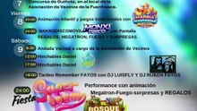 EVENTOS PROVINCIA DEL 8 AL 14 DE MAYO