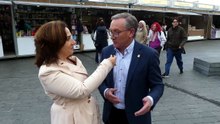 JUSTE ,BUJ Y OLLOQUI SOBRE FERIA DEL LIBRO