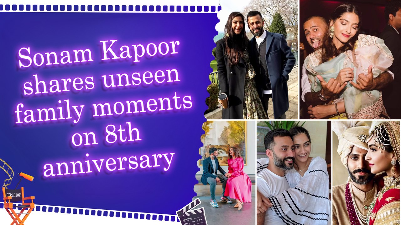 Sonam Kapoor celebrates 8th wedding anniversary with heartfelt post for husband Anand Ahuja