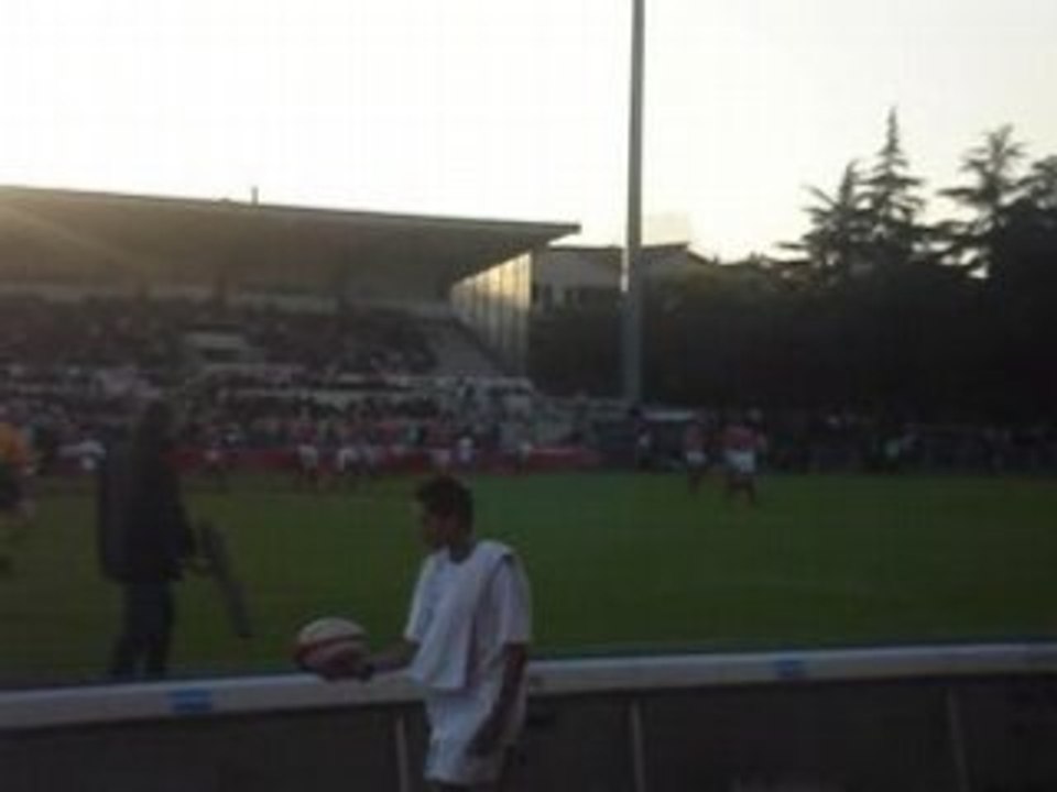 Pénalité de Laurent Diaz pour l'USDAX contre PERPIGNAN