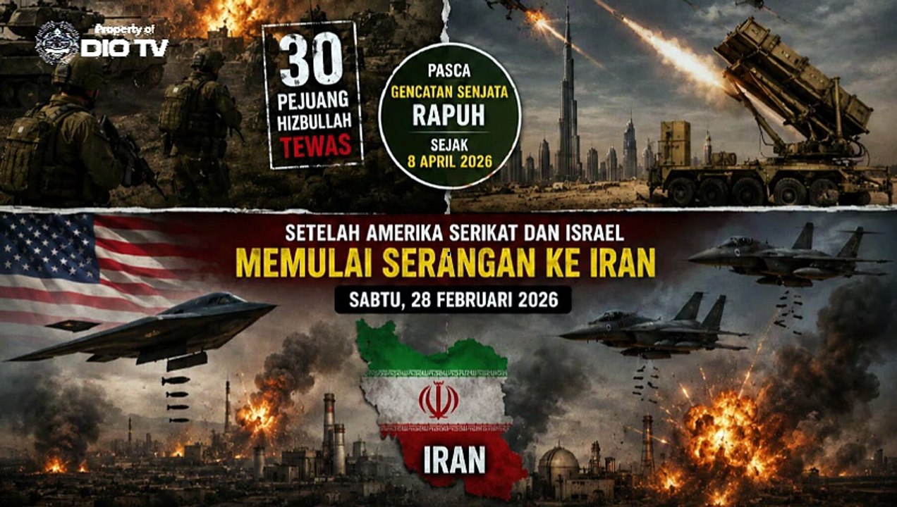 Israel Klaim Bunuh 30 Pejuang Hizbullah di Lebanon, Uni Emirat Arab Tembuk Jatuh Rudal dan Drone Iran
