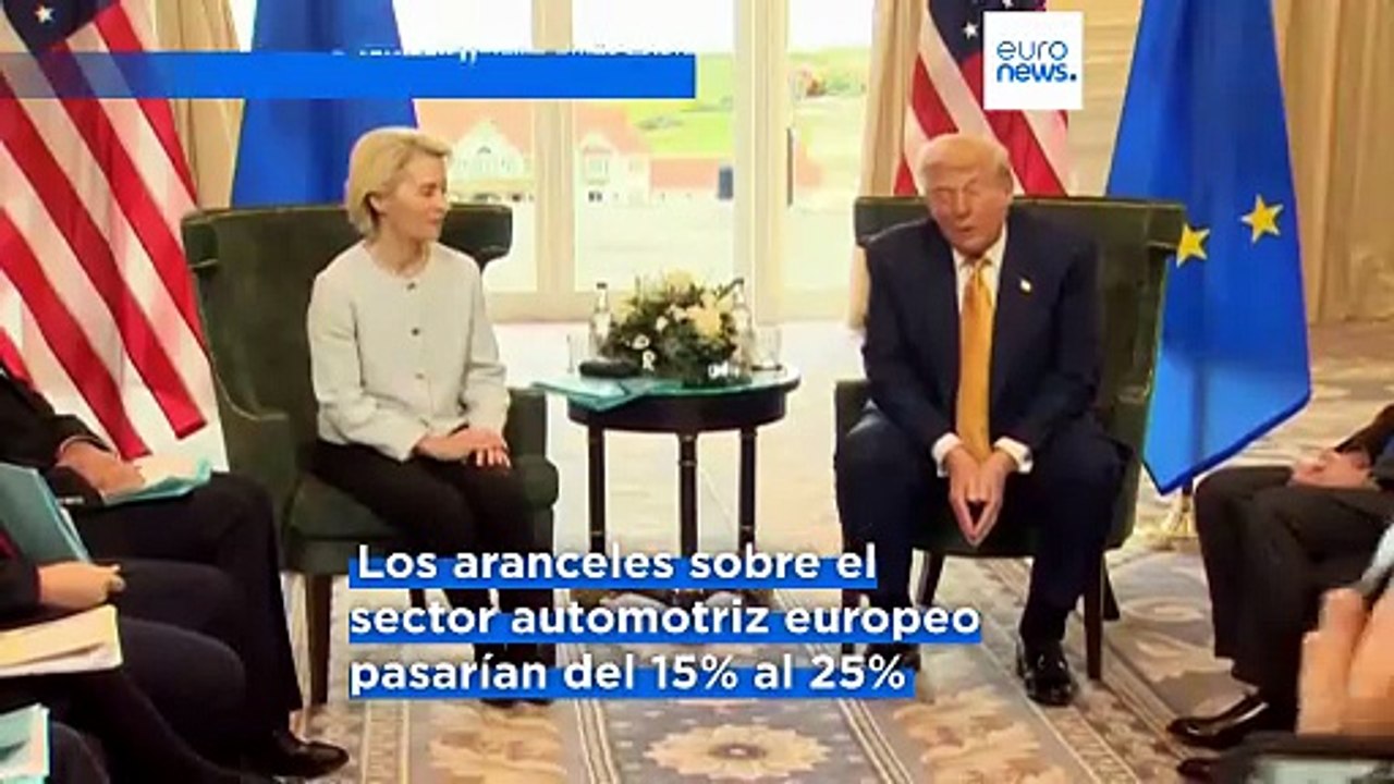 Trump da a la UE hasta el 4 de julio para aplicar el acuerdo comercial o se enfrentará a aranceles "mucho más altos"