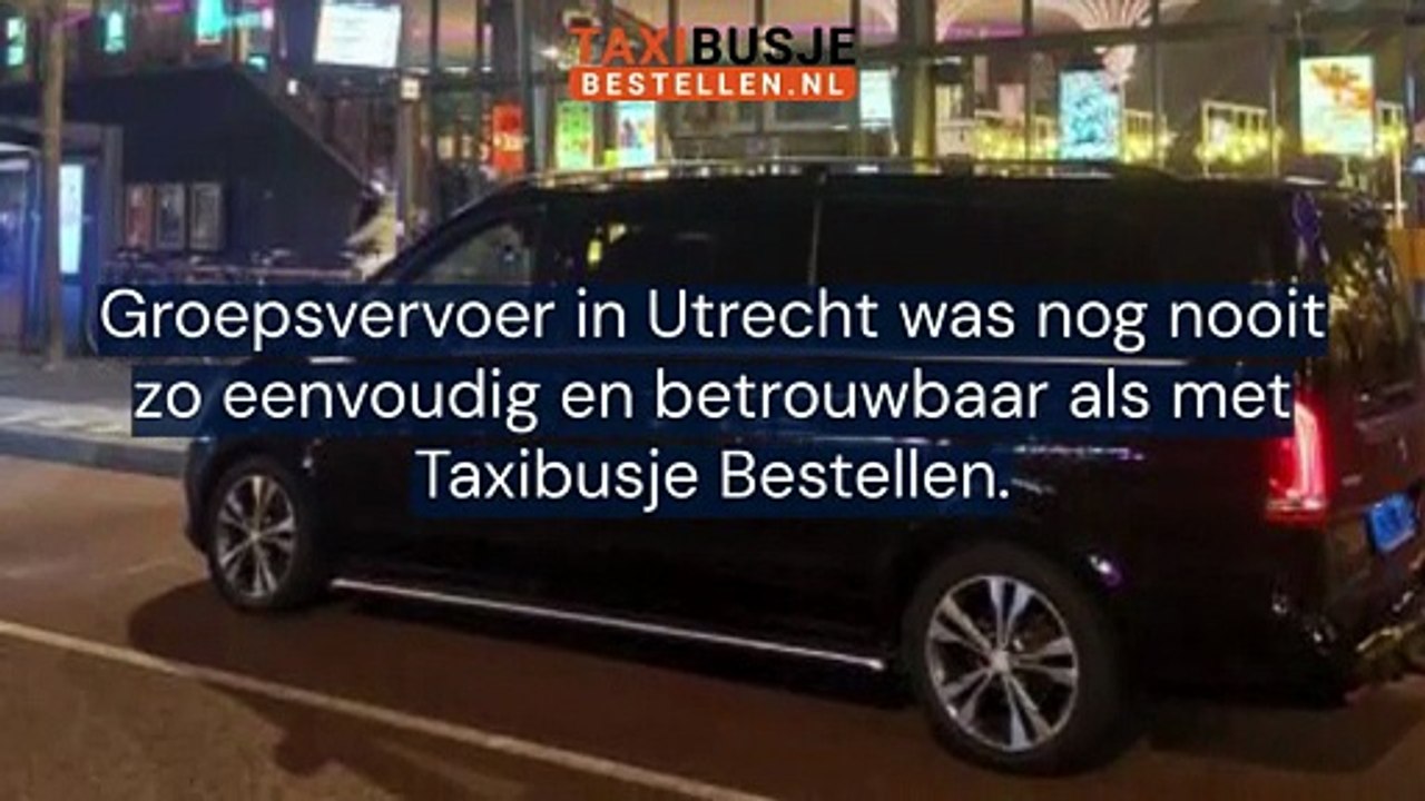 Taxi Busje Bestellen