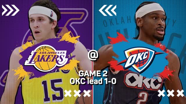 OKC take 2-0 lead despite LeBron's historic night