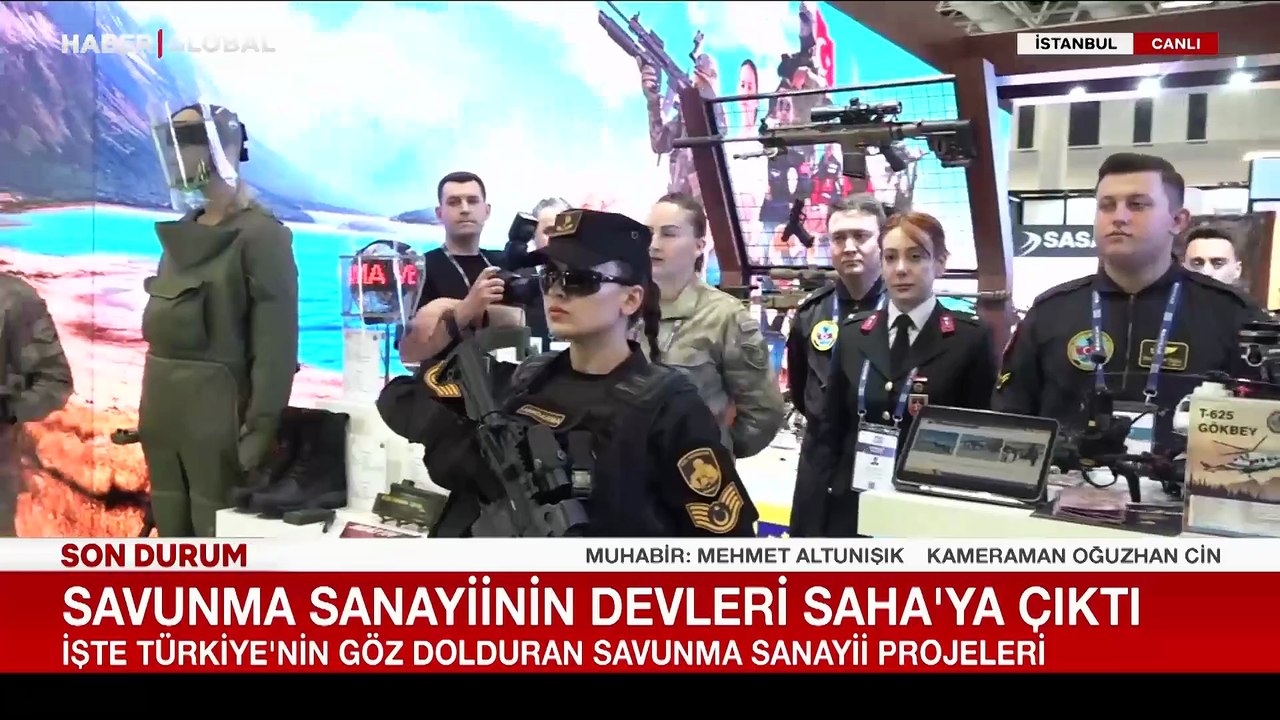 Savunma sanayinin devleri SAHA'ya çıktı