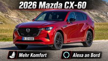 2026 Mazda CX-60 in Soul Red Crystal: Mazda schärft nach