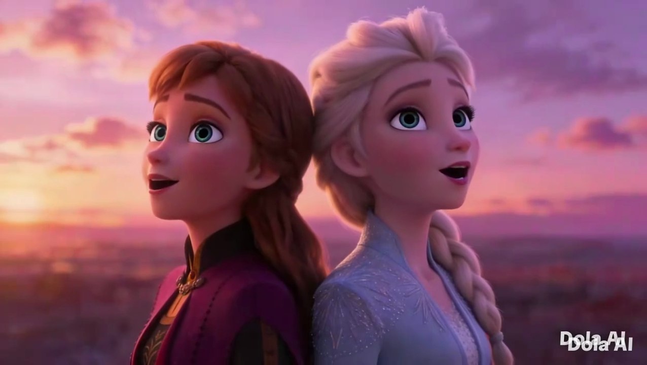 Elsa and Anna Back-to-back #3