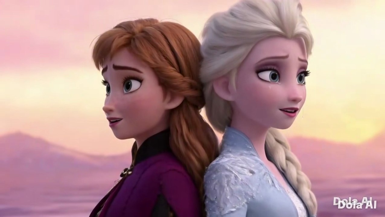 Elsa And Anna Back-to-back #8