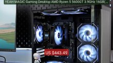 YEAH MAGIC Gaming Desktop AMD Ryzen 5 5600GT 3.9GHz 16GB(8G... — Top Pick 2026 | Unbeatable Price!