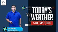 Today's Weather, 5 P.M. | May 8, 2026