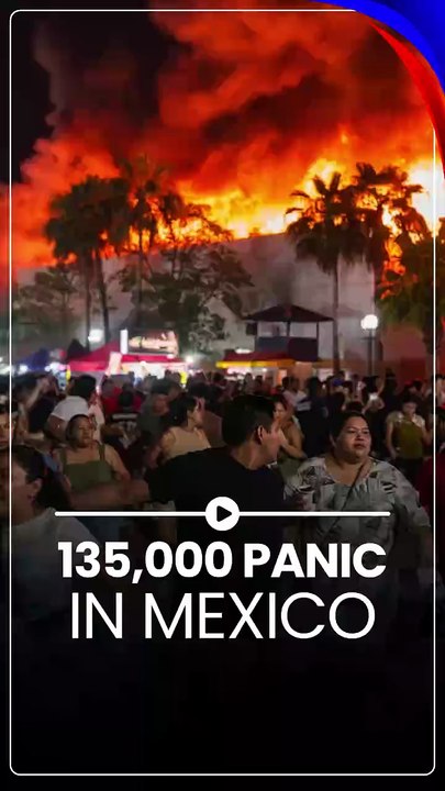 135,000 PANIC! Tragedy at Mexico Fairground Fire 😱