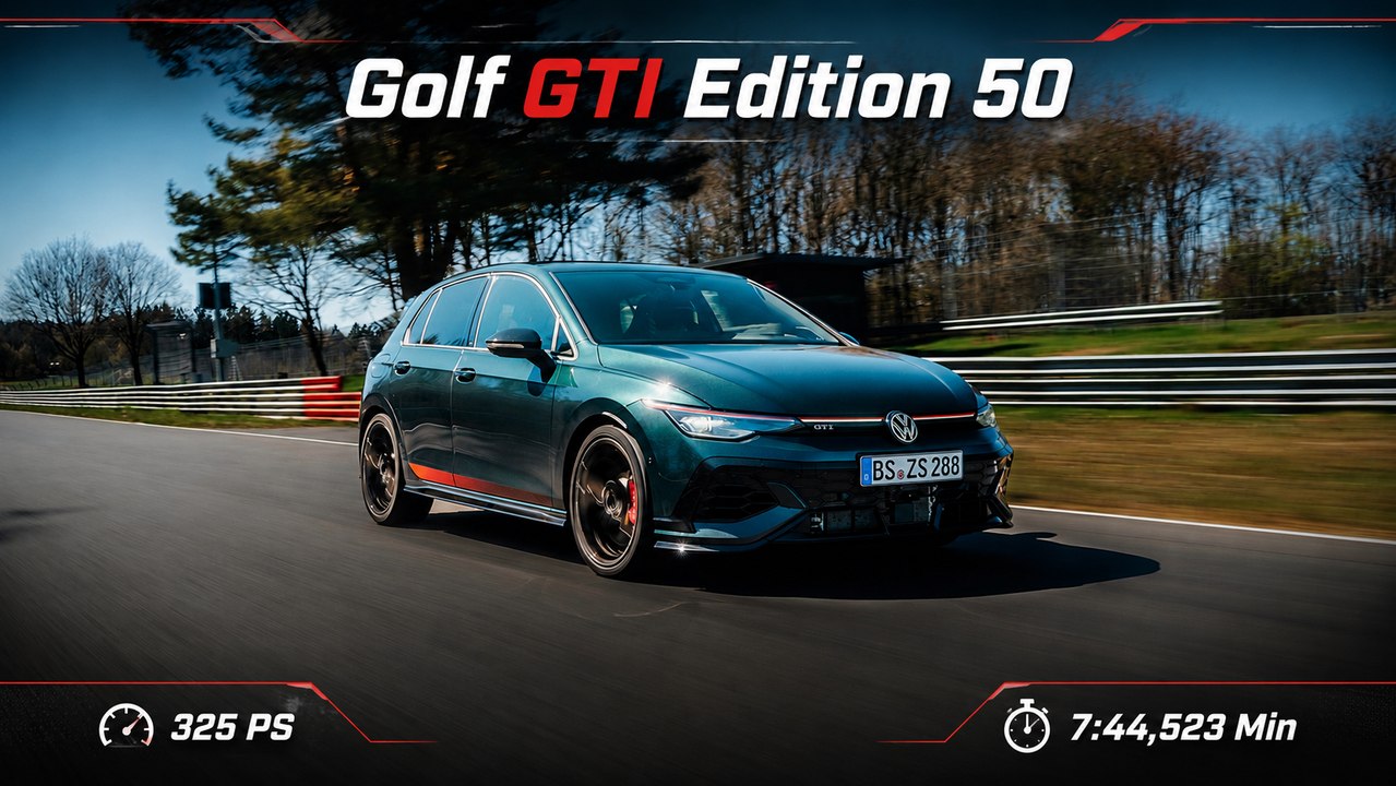 VW Golf GTI Edition 50 zeigt Performance auf der Nordschleife