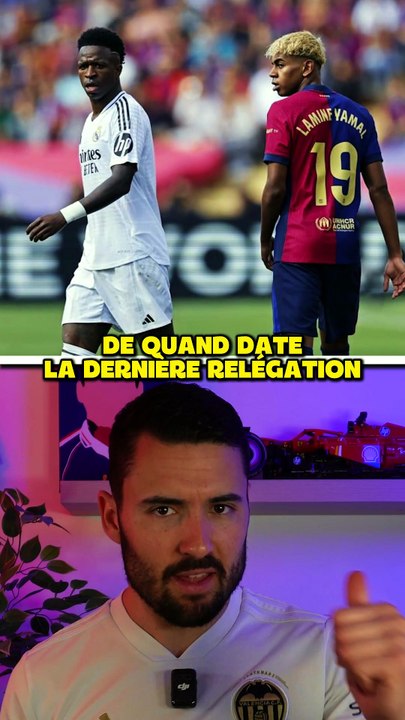 📉 De quand date la dernière relégation des tops clubs de Liga ?! 🤔