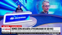 Zema descarta possibilidade de ser vice