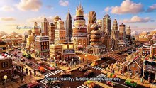 City Built from Food (can you imagine)