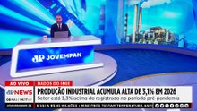 Produção industrial acumula alta de 3,1% em 2026
