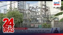 Paniningil ng GEA-All sa May at June billing period, sinuspinde ng ERC | 24 Oras