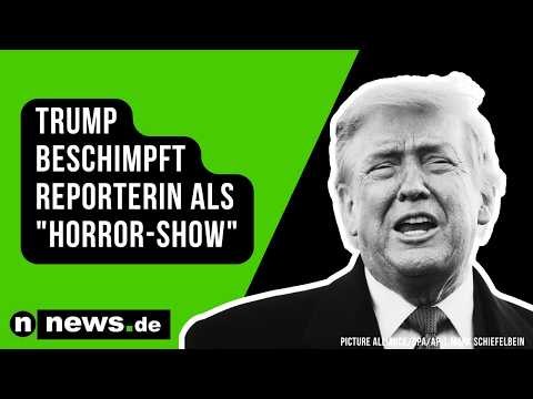 US-Präsident beschimpft Reporterin nach einfacher Frage als Horror-Show