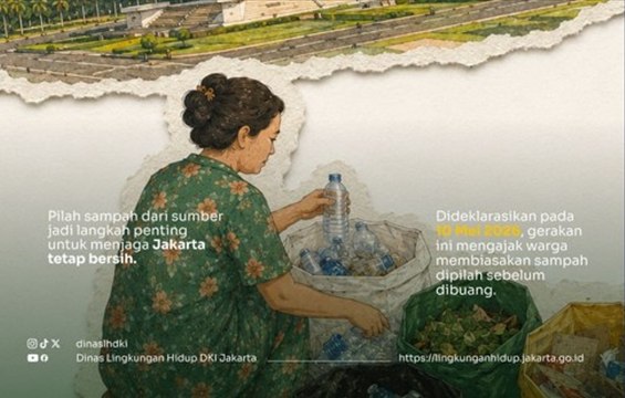 10 Mei, Pemprov DKI Jakarta Deklarasikan Gerakan Pilah Sampah
