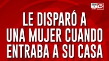Falso delivery le disparó a una mujer para robarle el auto. Mirá el video