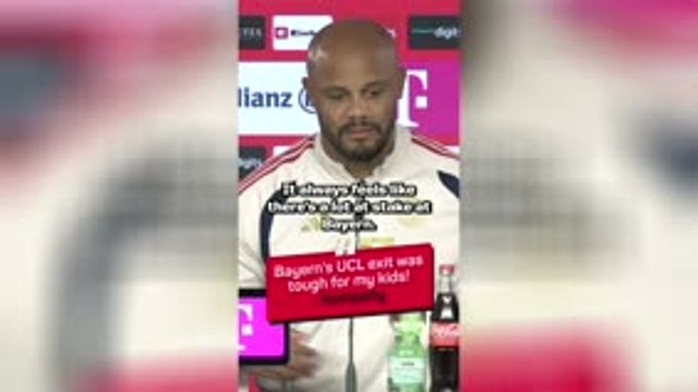 Bayern's UCL exit was tough for my kids! - Kompany