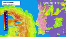 Rajadas até 75 km/h: veja a evolução do vento em Portugal continental até domingo