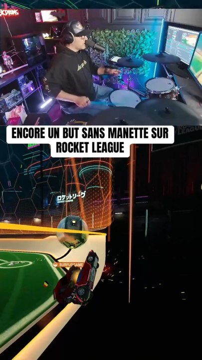 Et encore un but sur Rocket League sans manette mais avec une batterie 😱Tu en penses quoi ??