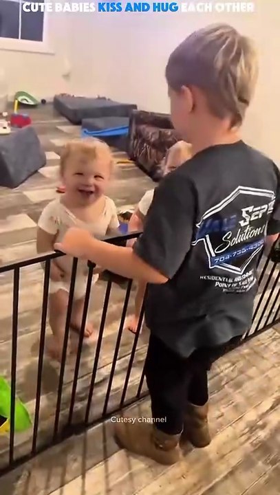 Cute Babies | Kiss And Hug Each Other 🥰