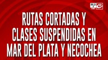 El tremendo temporal obliga a suspender las clases en varias ciudades de la costa