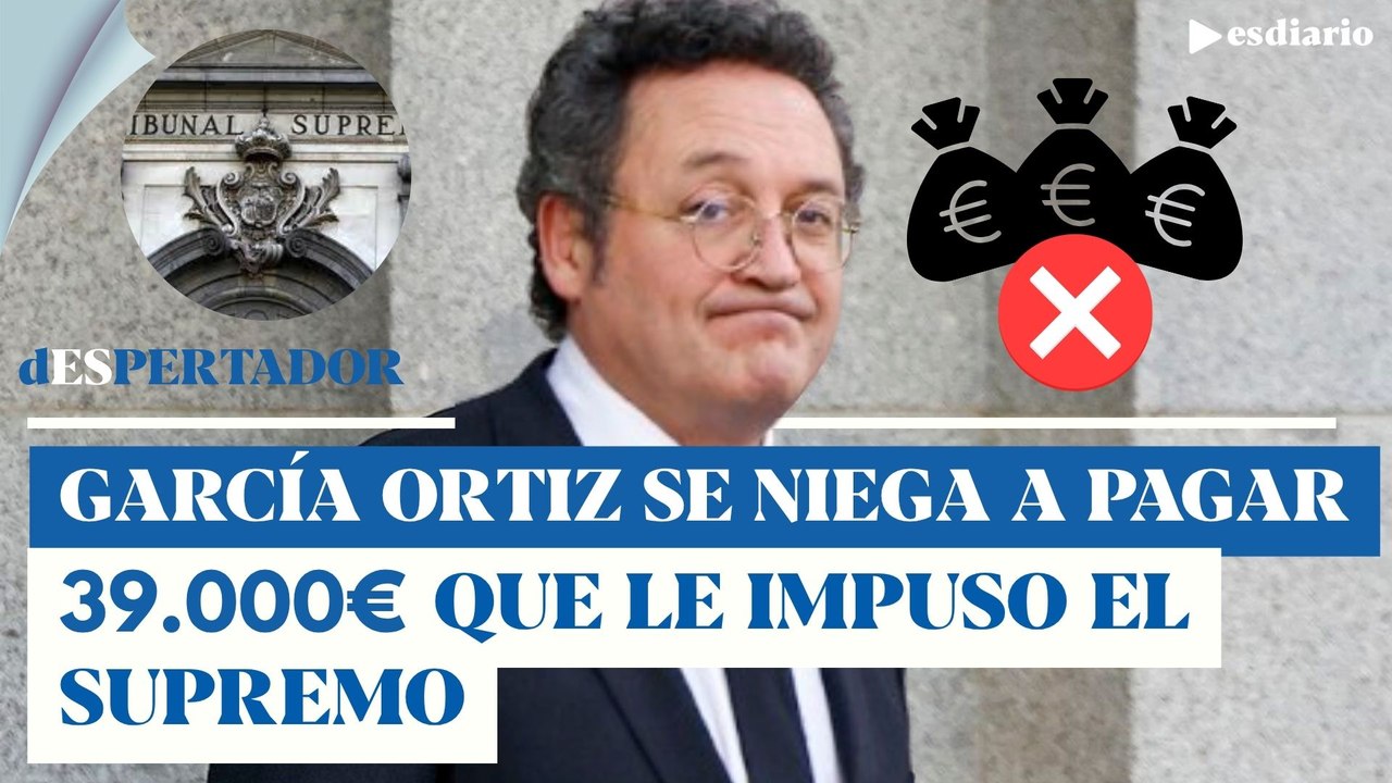 García Ortiz sigue ignorando su condena: se niega a pagar las costas que le impuso el Supremo