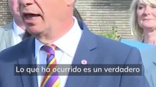Nigel Farage, tras los primeros resultados de las municipales de Inglaterra
