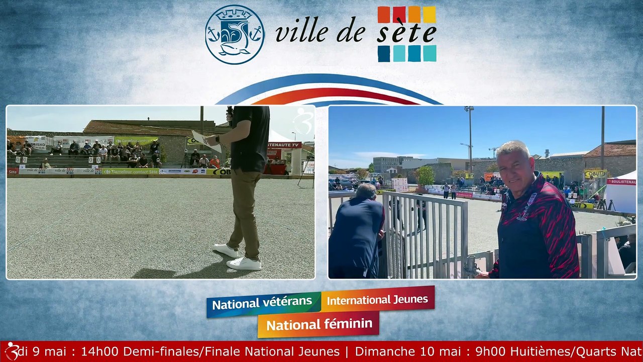 Vendredi - Les Nationaux de pétanque de la ville de Sète 2026
