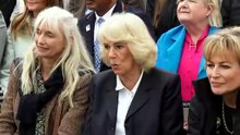 Queen visits Badminton horse trials
