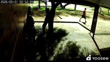 Vídeo flagra autor de roubos no Recanto das Emas