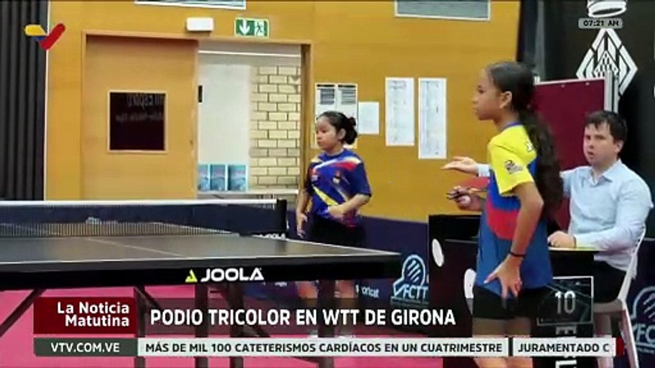 Venezuela triunfa con primer y segundo lugar en el WTT Youth Contender 2026 en España