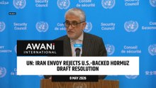 Iran envoy rejects U.S.-backed Hormuz draft resolution at UN