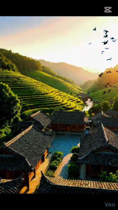 কল্পনার চা বাগান: এআই ভিডিওর জাদু | AI Magic: A Dreamy Tea Garden Visualization
