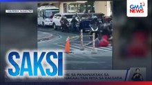 Rider, inaresto dahil sa pananaksak sa magkaangkas na nakaalitan niya sa kalsada | Saksi