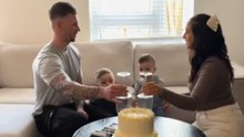 Cake Filling Reveals The Couple Is Having A Boy