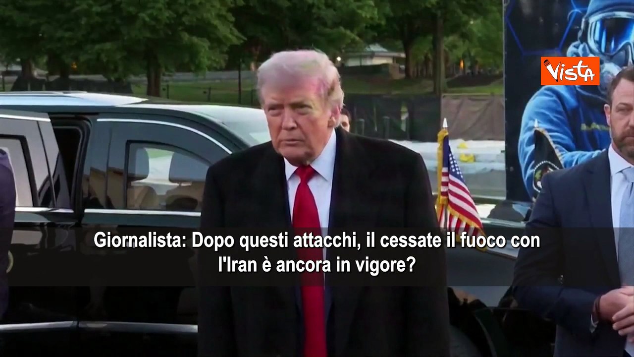 Trump: Cessate il fuoco resta, ma Iran ci ha provocato