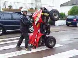 Wheeling en quad